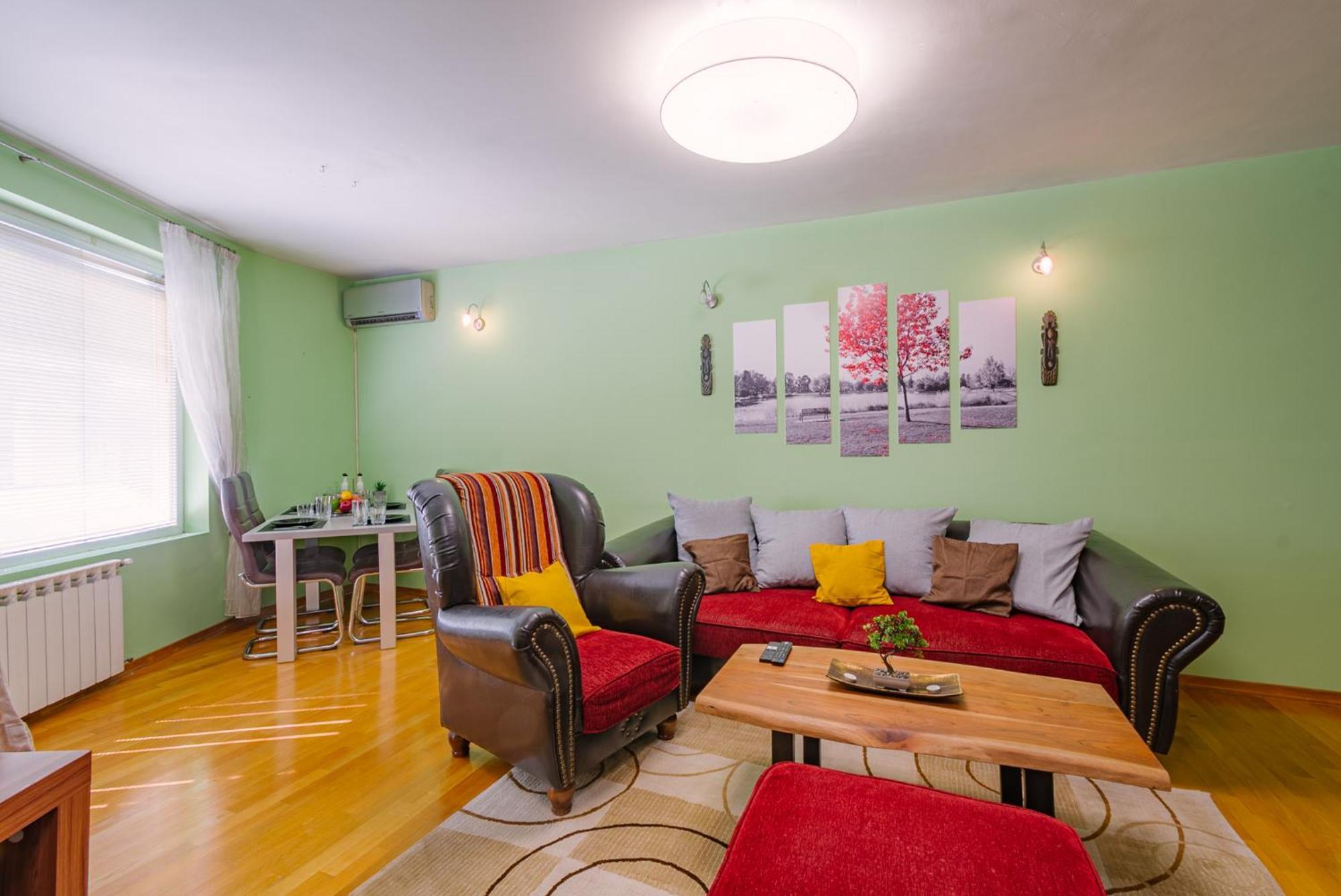 Top Center Spacious Apartment With Ac And Free Underground Parking Sofia Zewnętrze zdjęcie